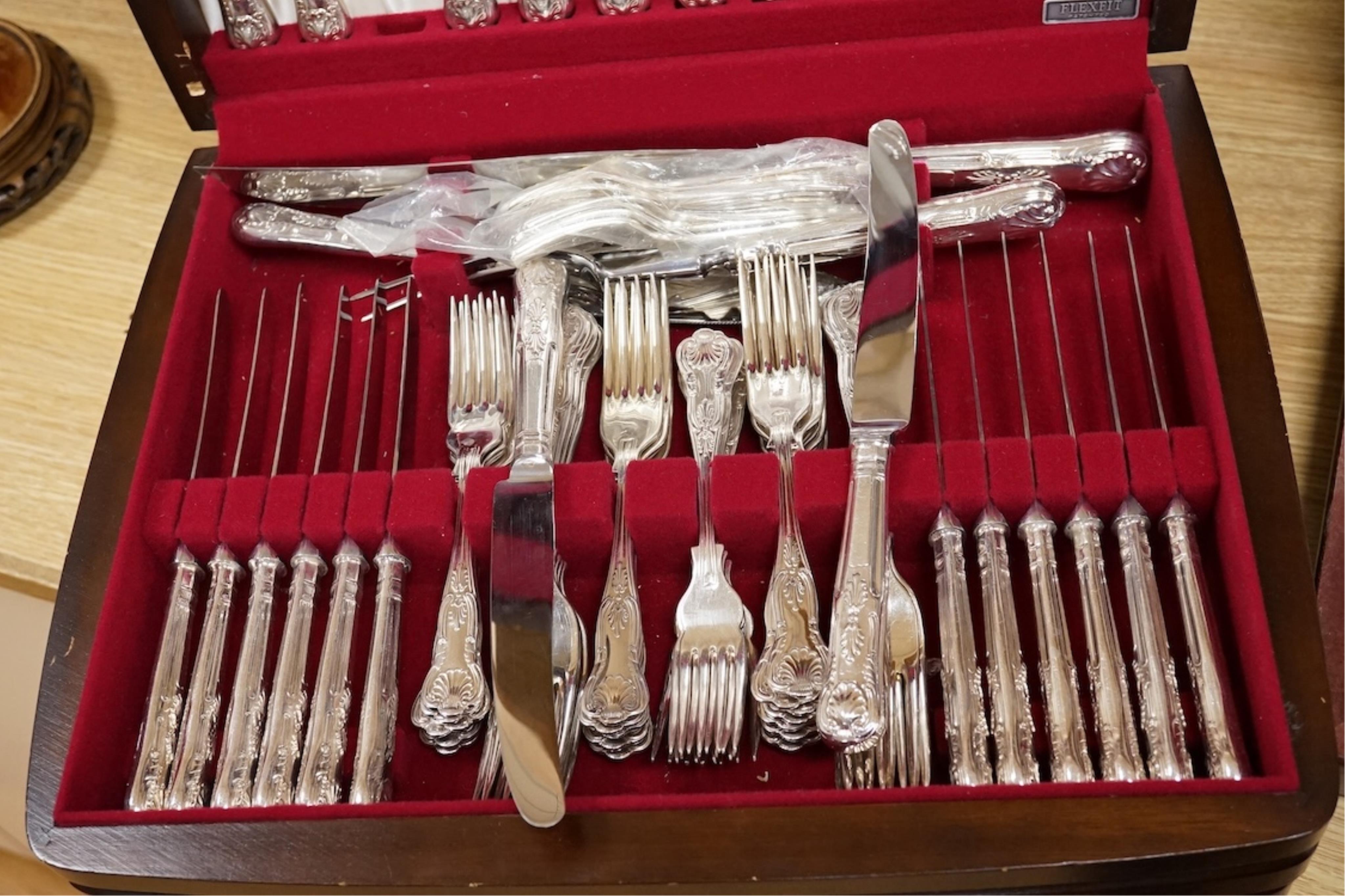 Two Canteens of cutlery comprising J. Thompson & Sons and another by Viners